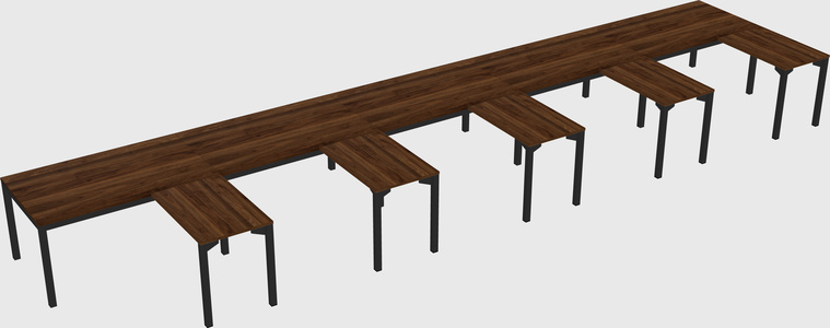 L-shaped desk