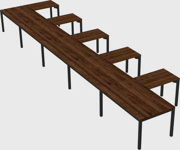 L-shaped desk