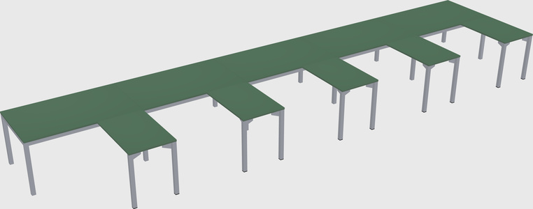 L-shaped desk
