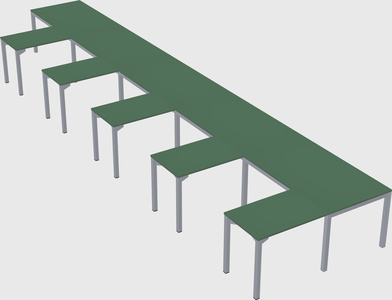 L-shaped desk