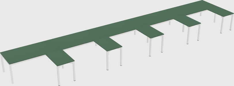 L-shaped desk