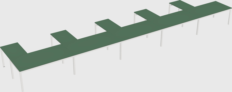 L-shaped desk