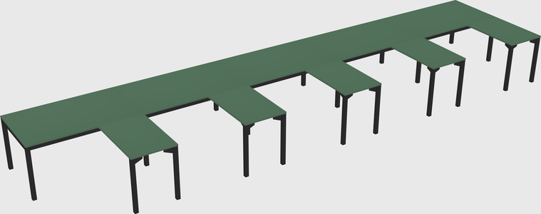 L-shaped desk