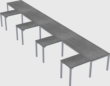 L-shaped desk