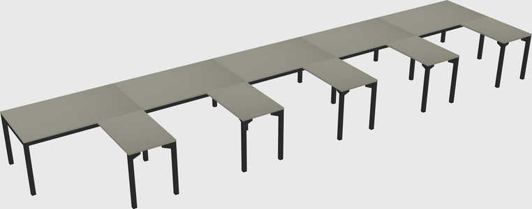 L-shaped desk