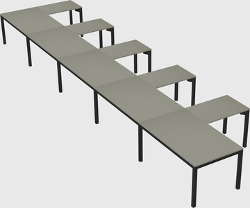 L-shaped desk