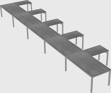 L-shaped desk