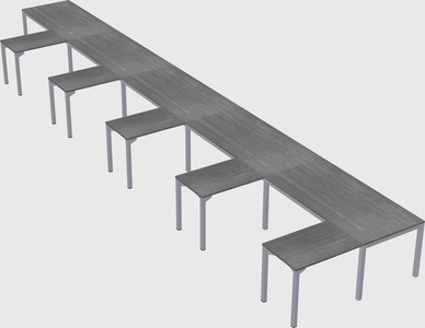 L-shaped desk