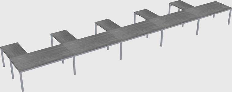 L-shaped desk