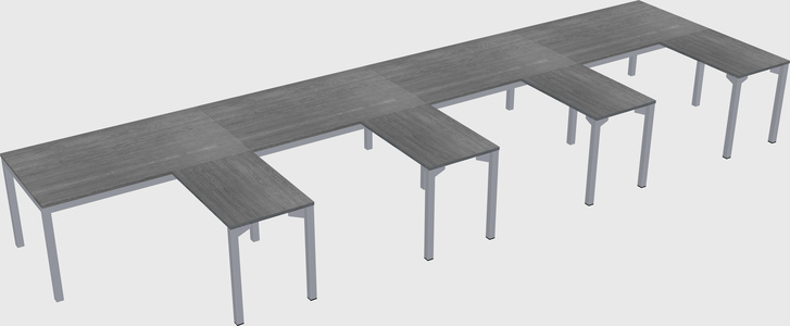 L-shaped desk
