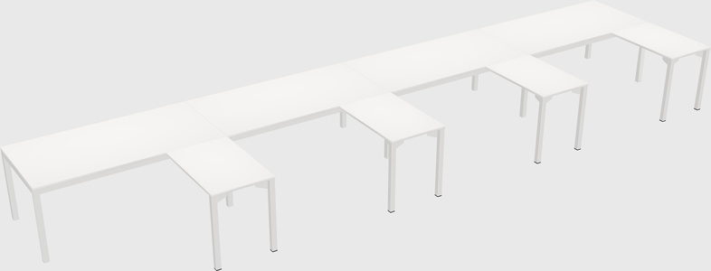 L-shaped desk