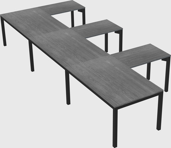 L-shaped desk