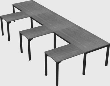 L-shaped desk