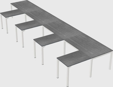 L-shaped desk