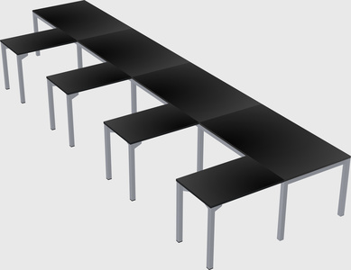 L-shaped desk
