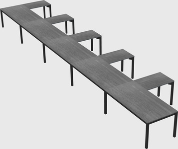 L-shaped desk