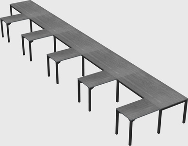 L-shaped desk
