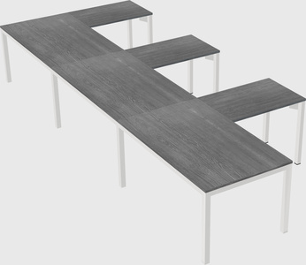 L-shaped desk