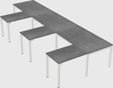 L-shaped desk