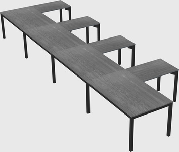 L-shaped desk