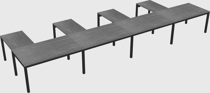 L-shaped desk