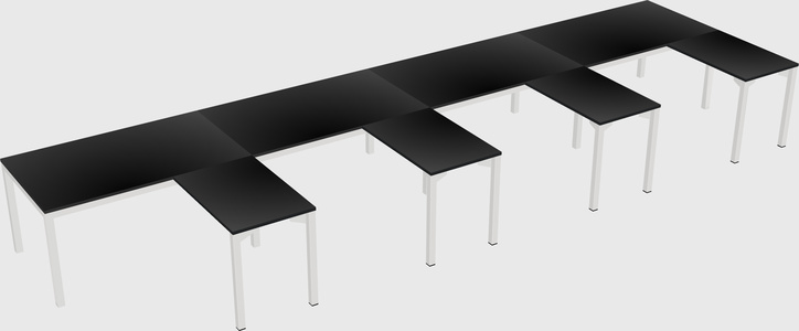 L-shaped desk