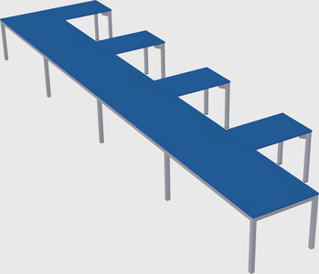 L-shaped desk