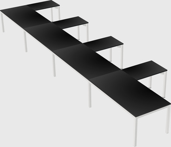 L-shaped desk