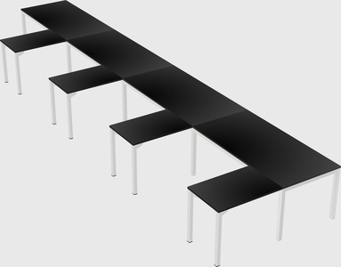 L-shaped desk