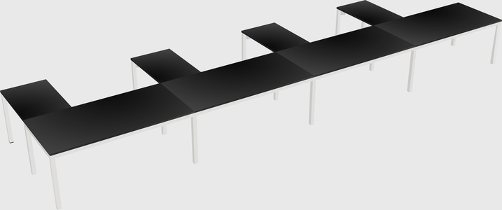 L-shaped desk