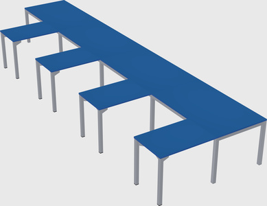 L-shaped desk