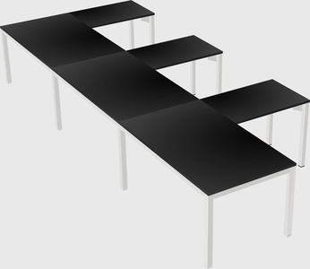 L-shaped desk