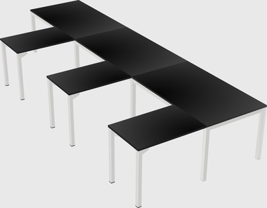 L-shaped desk