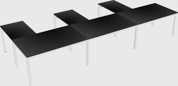 L-shaped desk