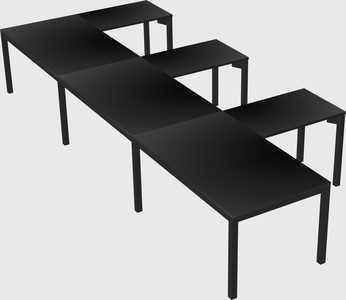 L-shaped desk