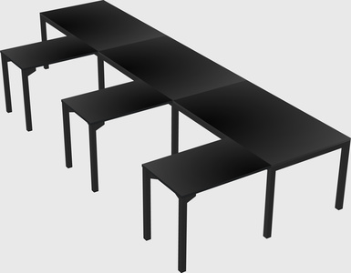 L-shaped desk