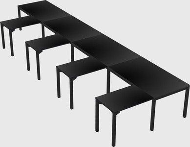 L-shaped desk