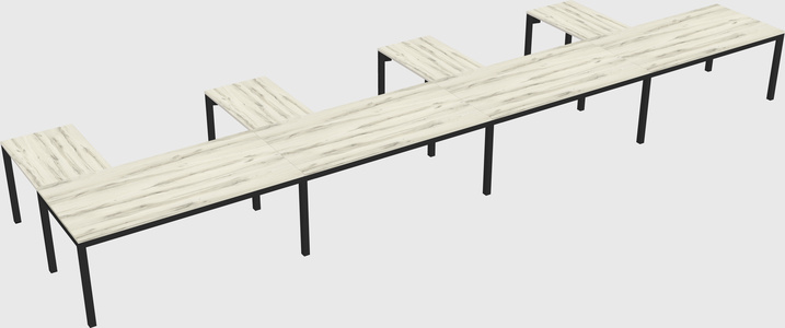 L-shaped desk
