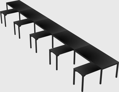 L-shaped desk