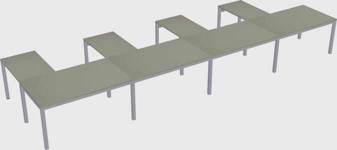 L-shaped desk