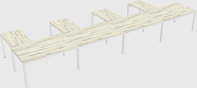 L-shaped desk