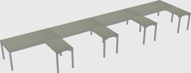 L-shaped desk