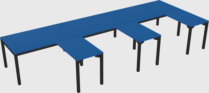 L-shaped desk