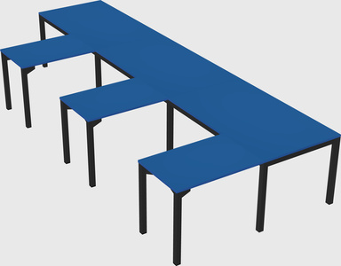 L-shaped desk