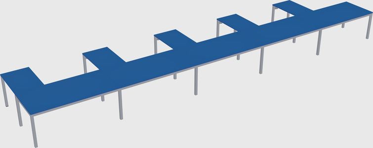 L-shaped desk