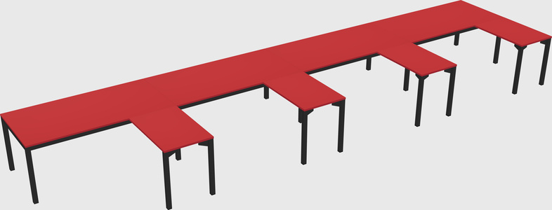 L-shaped desk