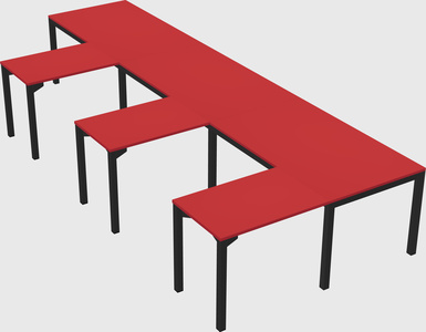 L-shaped desk