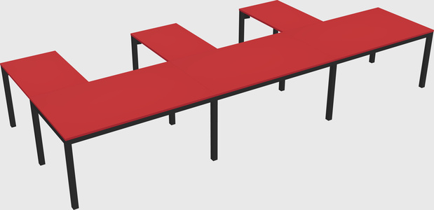 L-shaped desk