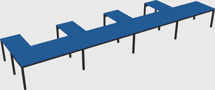 L-shaped desk