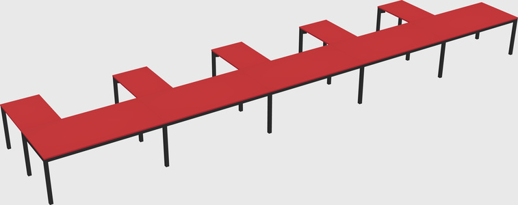 L-shaped desk